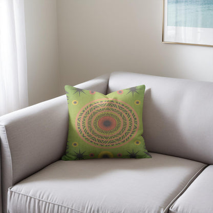 GEO JOLLOF - CONCENTRIC BURST WOVEN PILLOW